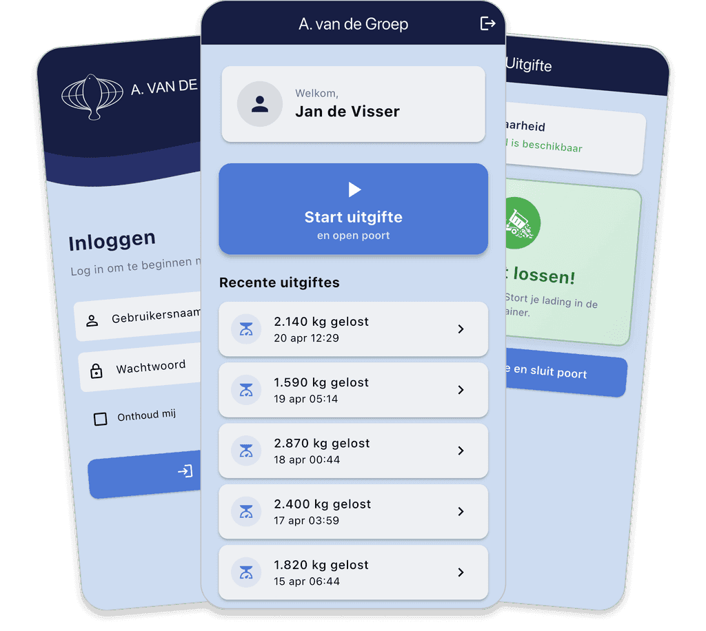 Dataroute · Weegregistratie App
